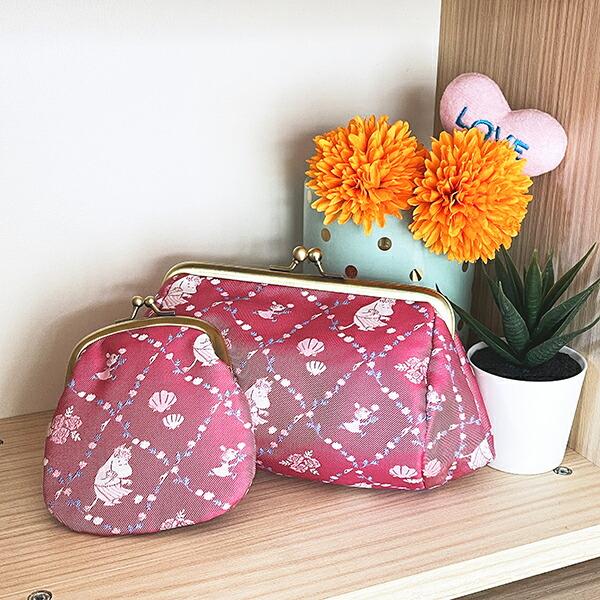 ムーミン ジャガードがま口財布 ピンク mamma's Day MOOMIN 商品画像5：キャラグッズPERFECT WORLD TOKYO