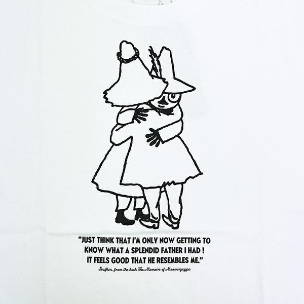 ムーミン ヨクサル＆スナフキン Tシャツ ホワイト アパレル MOOMIN 商品画像2：キャラグッズPERFECT WORLD TOKYO