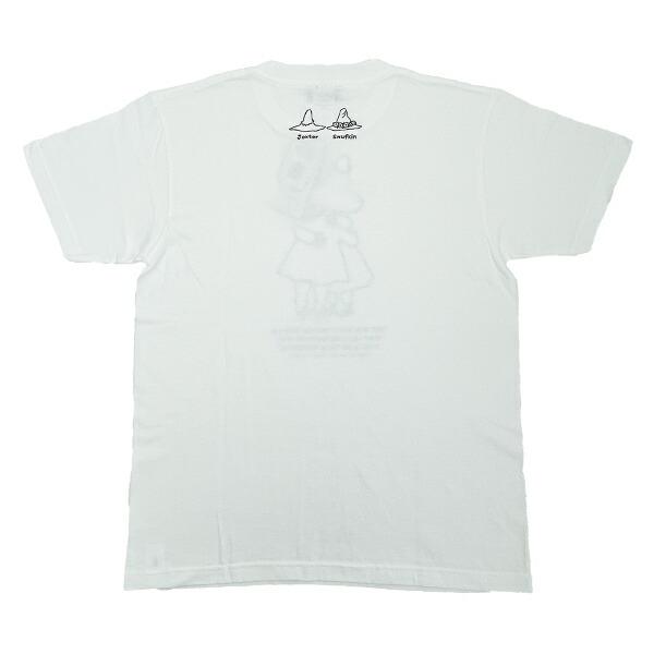 ムーミン ヨクサル＆スナフキン Tシャツ ホワイト アパレル MOOMIN 商品画像3：キャラグッズPERFECT WORLD TOKYO