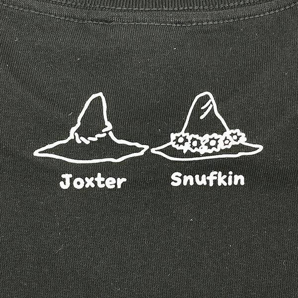 ムーミン ヨクサル＆スナフキン Tシャツ ブラック アパレル MOOMIN 商品画像4：キャラグッズPERFECT WORLD TOKYO