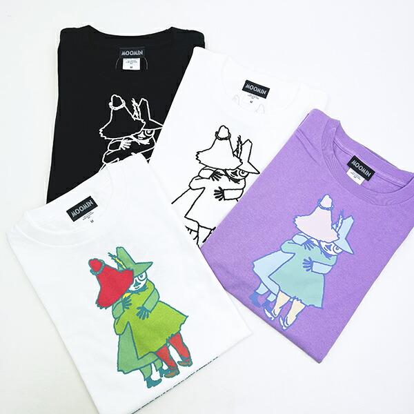 ムーミン ヨクサル＆スナフキン Tシャツ ブラック アパレル MOOMIN 商品画像5：キャラグッズPERFECT WORLD TOKYO