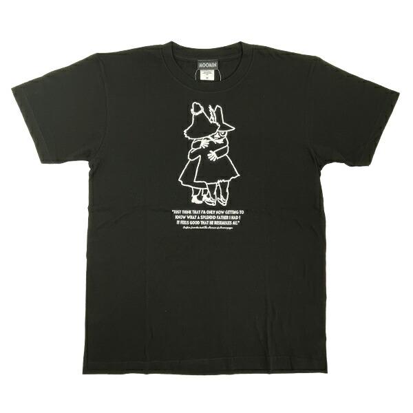 ムーミン ヨクサル＆スナフキン Tシャツ ブラック アパレル MOOMIN