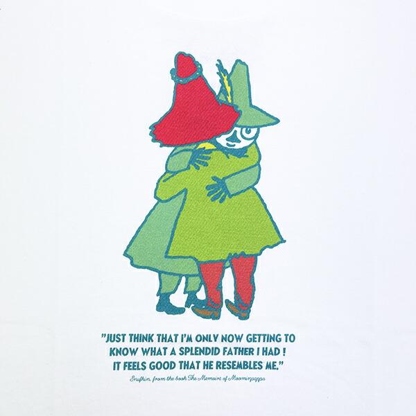 ムーミン ヨクサル＆スナフキン Tシャツ ネオンホワイト アパレル MOOMIN 商品画像2：キャラグッズPERFECT WORLD TOKYO