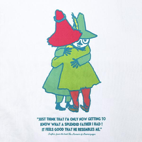 ムーミン ヨクサル＆スナフキン フラットトートバッグ ネオンホワイト MOOMIN 商品画像2：キャラグッズPERFECT WORLD TOKYO