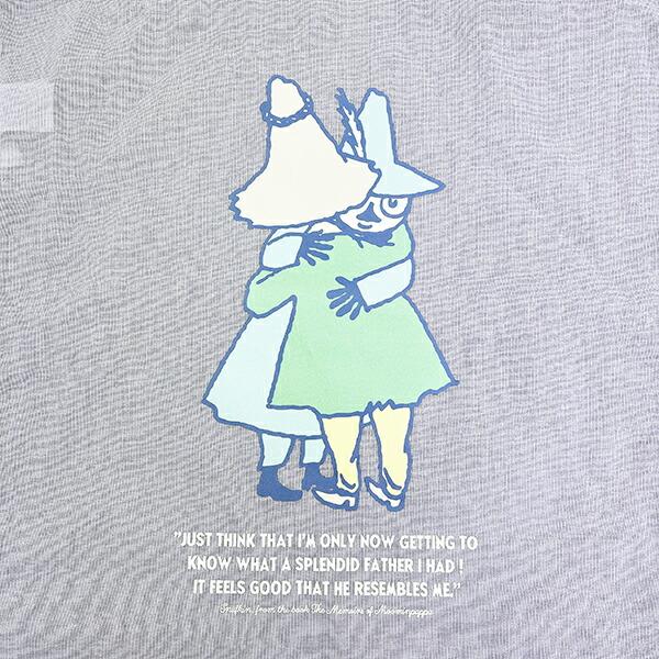 ムーミン ヨクサル＆スナフキン フラットトートバッグ パステル ライトパープル MOOMIN 商品画像2：キャラグッズPERFECT WORLD TOKYO