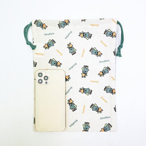 ムーミン ヨクサル＆スナフキン 巾着 日本製 MOOMIN 商品画像5：キャラグッズPERFECT WORLD TOKYO