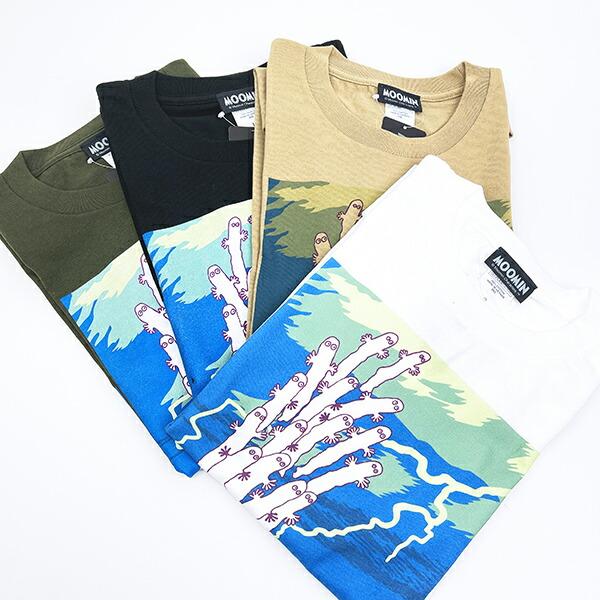 ムーミン ニョロニョロ 半袖Tシャツ グリーン アパレル MOOMIN 商品画像4：キャラグッズPERFECT WORLD TOKYO
