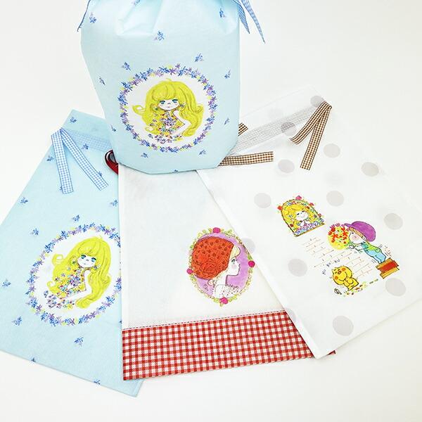 水森亜土 ギフトバッグ(M) ブーケ ラッピング袋 商品画像6：キャラグッズPERFECT WORLD TOKYO