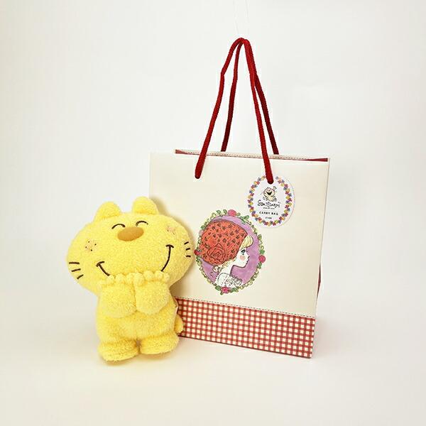 水森亜土 キャリーバッグ(M) 赤いスカーフ 紙袋 商品画像6：キャラグッズPERFECT WORLD TOKYO