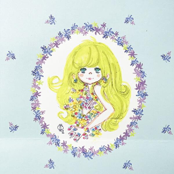 水森亜土 キャリーバッグ(M) ブーケ 紙袋 商品画像5：キャラグッズPERFECT WORLD TOKYO
