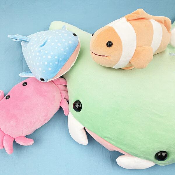 海中散歩 クマノミ ぬいぐるみ(S) ふわもこシリーズ 商品画像5：キャラグッズPERFECT WORLD TOKYO