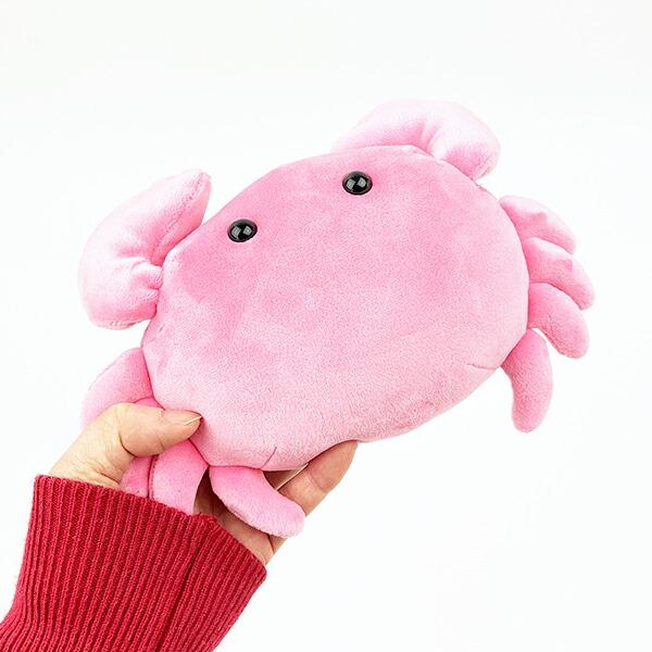 海中散歩 カニ ぬいぐるみ(S) ふわもこシリーズ 商品画像4：キャラグッズPERFECT WORLD TOKYO