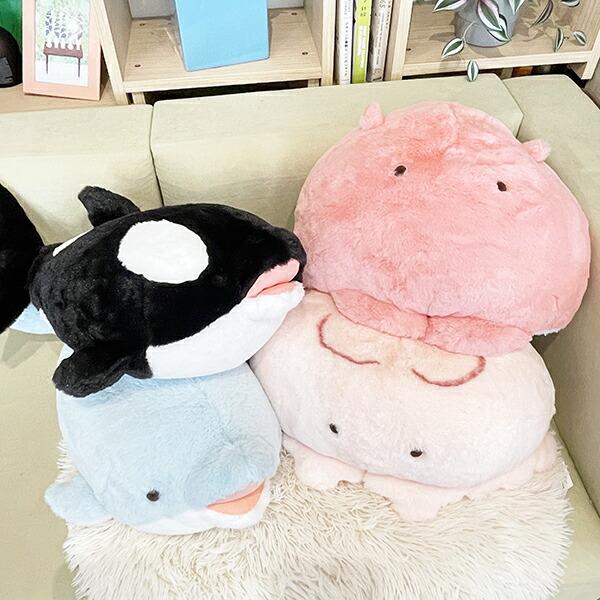 海中散歩 クラゲ もちだっこ クッション ぬいぐるみ 商品画像6：キャラグッズPERFECT WORLD TOKYO