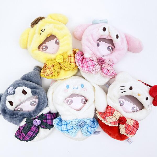 サンリオ ポムポムプリン ブラッシュコスチューマー おでかけマスコット ぬい活 ぬいぐるみ用コスチューム Sanrio 商品画像4：キャラグッズPERFECT WORLD TOKYO