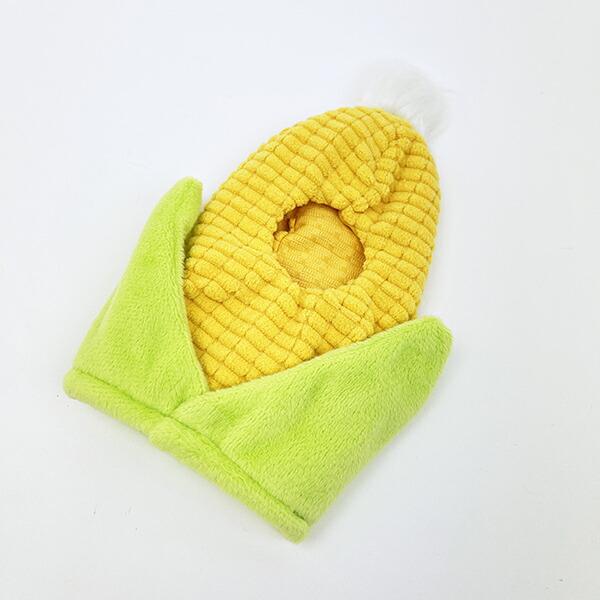 ブラッシュコスチューマー 野菜シリーズ とうもろこし(S) ぬい活 ぬいぐるみ用コスチューム 商品画像2：キャラグッズPERFECT WORLD TOKYO