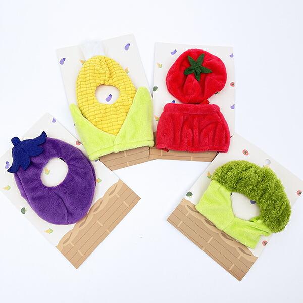 ブラッシュコスチューマー 野菜シリーズ とうもろこし(S) ぬい活 ぬいぐるみ用コスチューム 商品画像5：キャラグッズPERFECT WORLD TOKYO