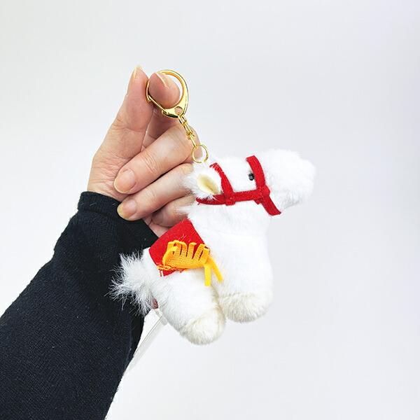 干支ぽちゃ うま(午) ぬいぐるみ ホワイト 商品画像4：キャラグッズPERFECT WORLD TOKYO