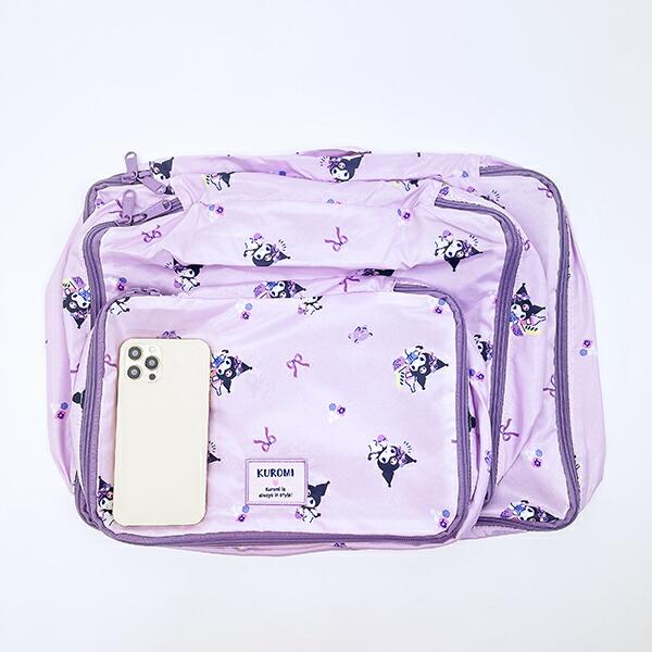 サンリオ クロミ トラベルポーチ3点セット クロミのおでかけ Sanrio 商品画像2：キャラグッズPERFECT WORLD TOKYO