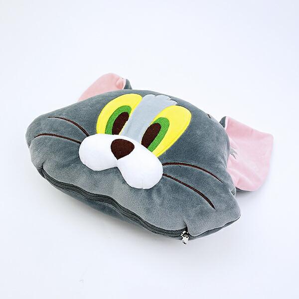 トムとジェリー トム マスコット付きネックピロー 枕 旅行 商品画像2：キャラグッズPERFECT WORLD TOKYO