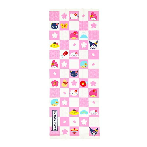 サンリオキャラクターズ さくら日和 手ぬぐい タオル キティ タオル