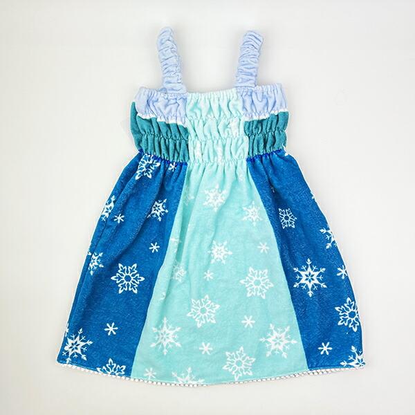 ディズニープリンセス アナと雪の女王 エルサ プチドレス キッズ バスドレス タオル サマー 商品画像3：キャラグッズPERFECT WORLD TOKYO