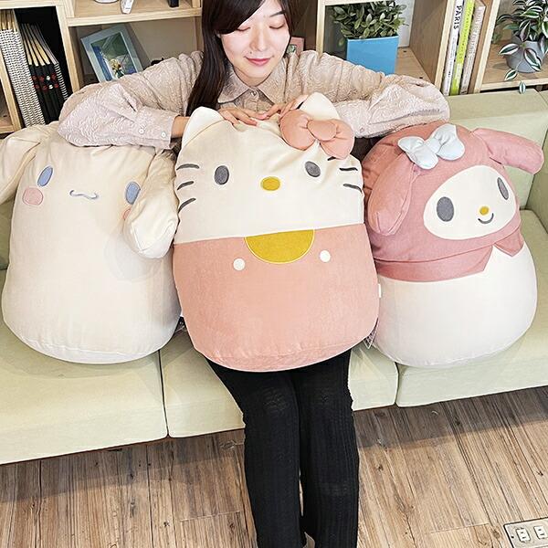 サンリオ シナモロール くつろぎシナモン ビーズクッション 大きい 商品画像7：キャラグッズPERFECT WORLD TOKYO