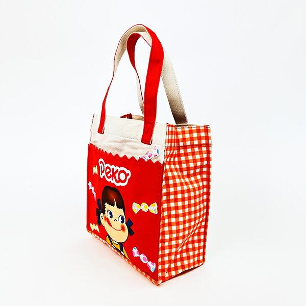 ペコちゃん ペコとミルキー スクエアバッグ トートバッグ 商品画像4：キャラグッズPERFECT WORLD TOKYO
