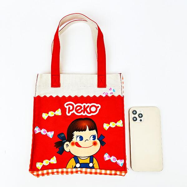 ペコちゃん ペコとミルキー スクエアバッグ トートバッグ 商品画像8：キャラグッズPERFECT WORLD TOKYO