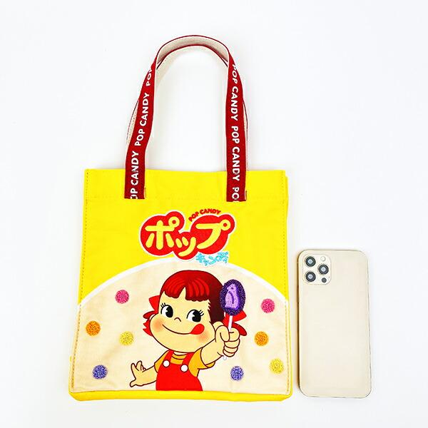 ペコちゃん ペコとポップキャンディ スクエアバッグ トートバッグ 商品画像8：キャラグッズPERFECT WORLD TOKYO