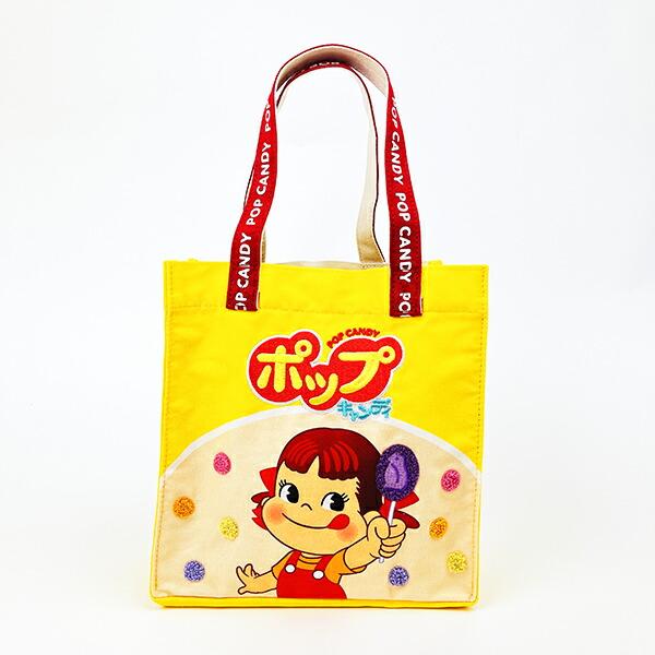ペコちゃん ペコとポップキャンディ スクエアバッグ トートバッグ