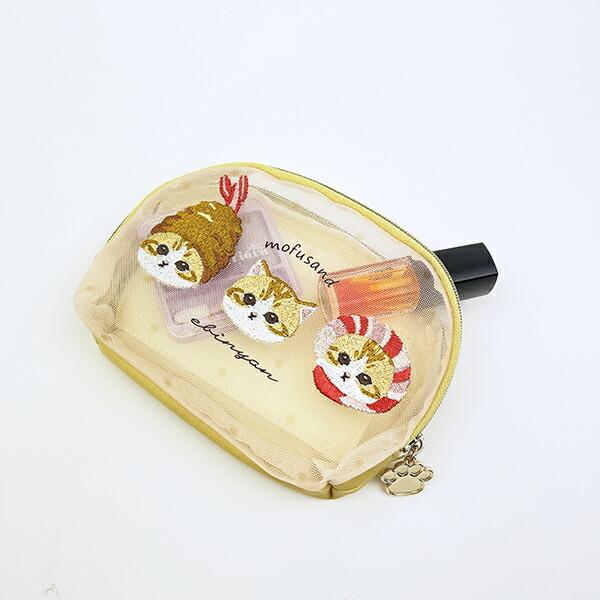 モフサンド えびにゃん ティッシュポーチ メッシュシリーズ  mofusand 商品画像5：キャラグッズPERFECT WORLD TOKYO
