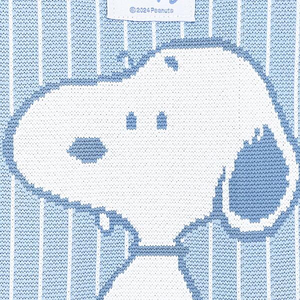 スヌーピー ニットミニトートバッグ ブルー SNOOPY 商品画像2：キャラグッズPERFECT WORLD TOKYO