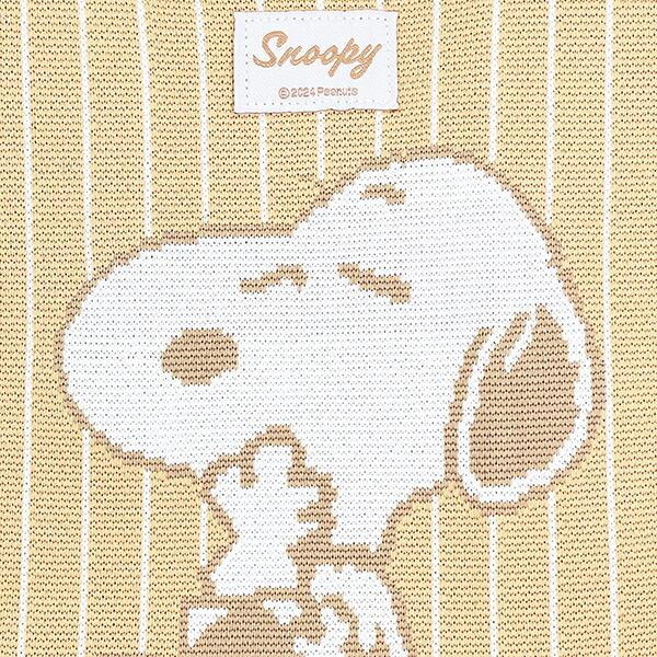 スヌーピー ニットミニトートバッグ ブラウン SNOOPY 商品画像2：キャラグッズPERFECT WORLD TOKYO