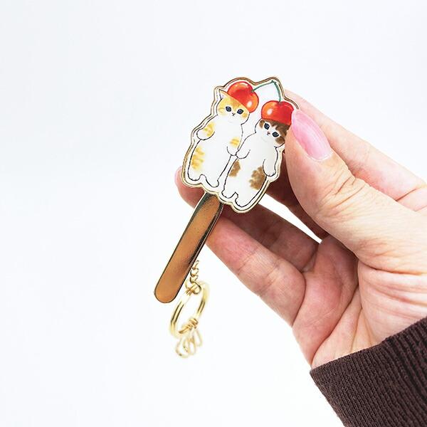 モフサンド さくらんぼ クリップキーチャーム ゴールド mofusand 商品画像4：キャラグッズPERFECT WORLD TOKYO
