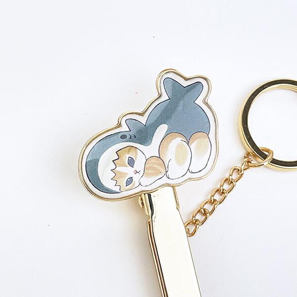 モフサンド サメおしり クリップキーチャーム ゴールド mofusand 商品画像2：キャラグッズPERFECT WORLD TOKYO