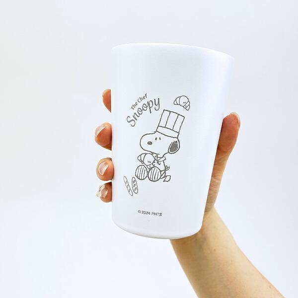 スヌーピー 内側セラミックステンレスタンブラー ホワイト コップ  SNOOPY 商品画像4：キャラグッズPERFECT WORLD TOKYO
