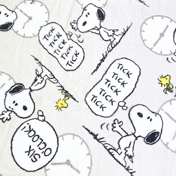 スヌーピー クロック クイックドライフェイスタオル SNOOPY 商品画像2：キャラグッズPERFECT WORLD TOKYO