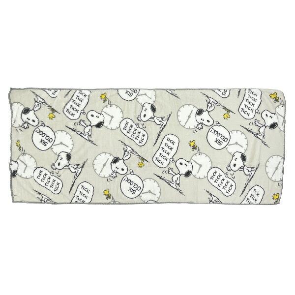 スヌーピー クロック クイックドライフェイスタオル SNOOPY