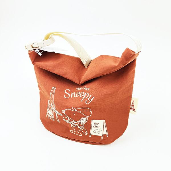 スヌーピー くるくるランチバッグ シェフ レッド お弁当 ランチ SNOOPY 商品画像6：キャラグッズPERFECT WORLD TOKYO
