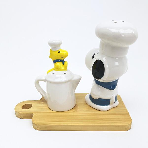 スヌーピー ソルト&ペッパーセット ブルー シェフ SNOOPY 商品画像3:キャラグッズPERFECT WORLD TOKYO