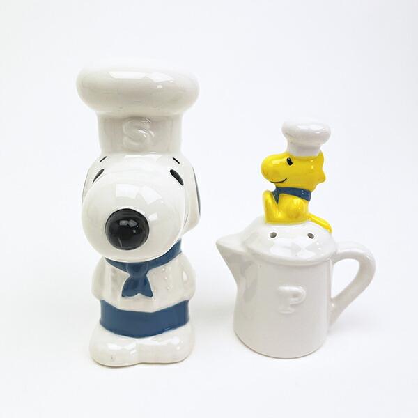 スヌーピー ソルト&ペッパーセット ブルー シェフ SNOOPY 商品画像4:キャラグッズPERFECT WORLD TOKYO