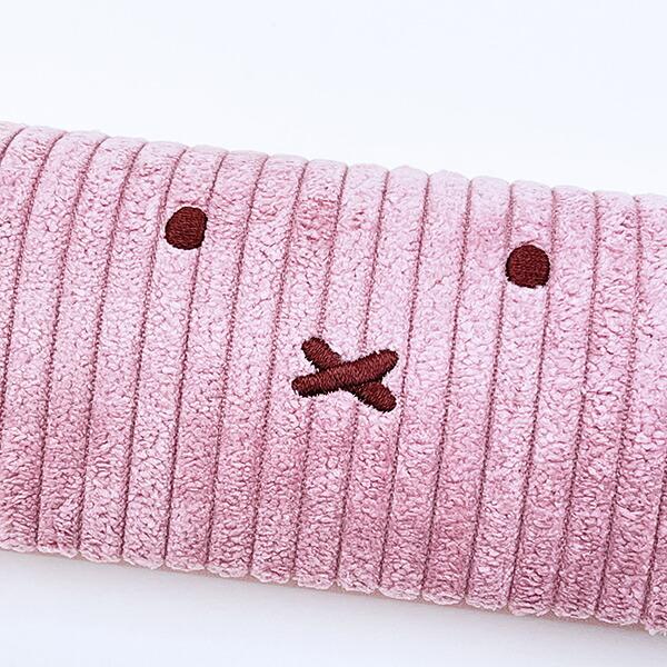 ミッフィー miffy メガネケース ピンク おかおコーデュロイシリーズ 眼鏡ケース 商品画像3：キャラグッズPERFECT WORLD TOKYO