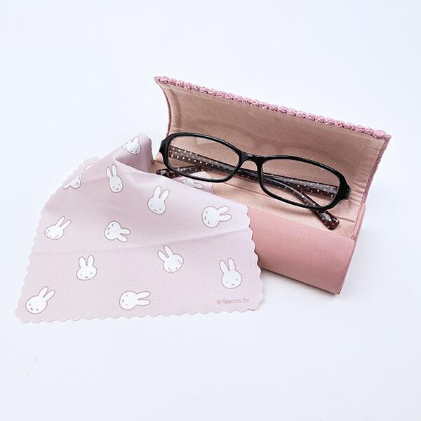 ミッフィー miffy メガネケース ピンク おかおコーデュロイシリーズ 眼鏡ケース 商品画像7：キャラグッズPERFECT WORLD TOKYO