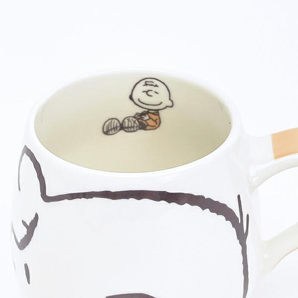 スヌーピー チャーリーブラウン フェイスマグカップ コップ リラックスタイムシリーズ SNOOPY 商品画像2：キャラグッズPERFECT WORLD TOKYO