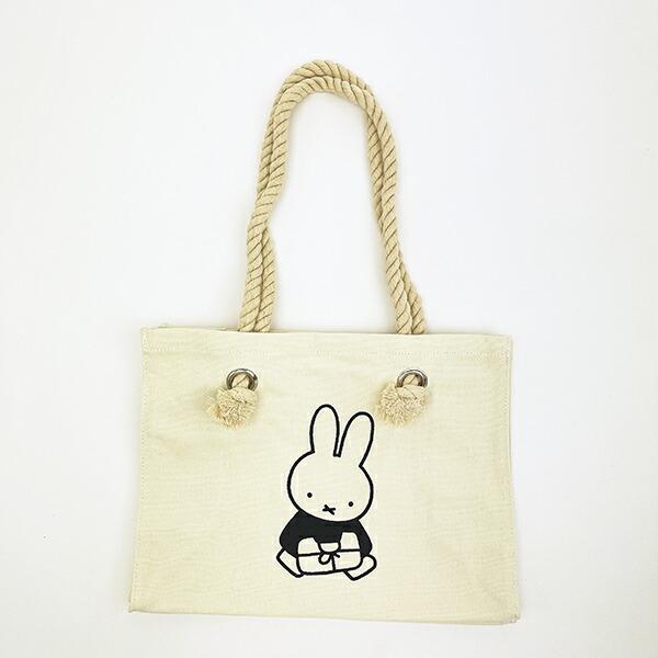 ミッフィー miffy ショッパートートバッグ アイボリー
