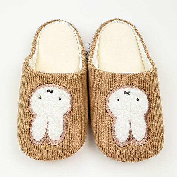 ミッフィー miffy ワッペンスリッパ (ベージュ) 商品画像2：キャラグッズPERFECT WORLD TOKYO