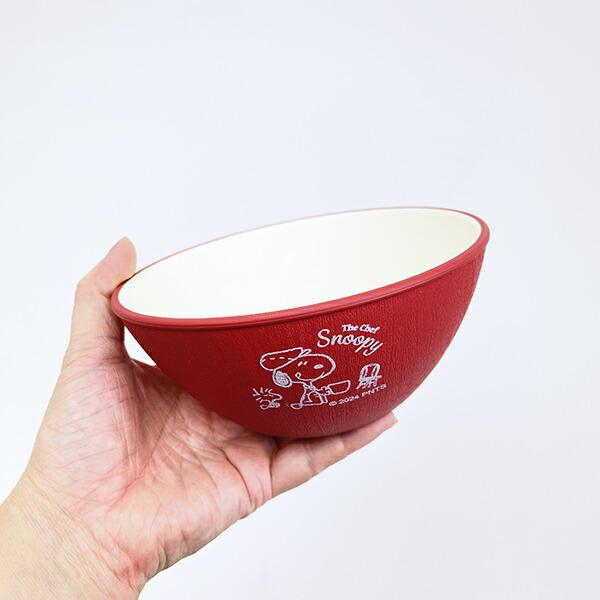 スヌーピー シェフシリーズ 抗菌ボウル (レッド) 食器 SNOOPY 商品画像4：キャラグッズPERFECT WORLD TOKYO