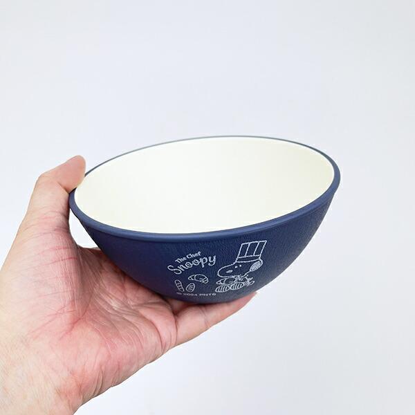 スヌーピー シェフシリーズ 抗菌ボウル (ブルー) 食器 SNOOPY 商品画像4：キャラグッズPERFECT WORLD TOKYO
