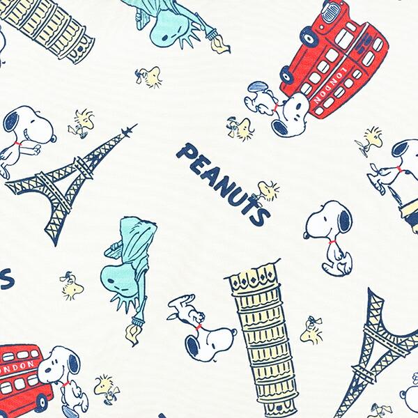 スヌーピー メッシュ 収納ポーチ シンボル トラベルポーチ 旅行 ホワイト SNOOPY 商品画像2：キャラグッズPERFECT WORLD TOKYO