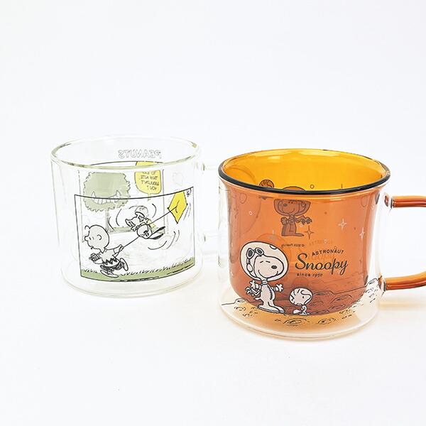 スヌーピー 凪食いの木 Wウォール耐熱マグ マグカップ SNOOPY 商品画像5：キャラグッズPERFECT WORLD TOKYO